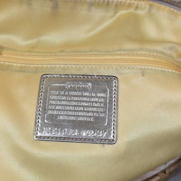 Coach RARE Poppy Graffiti Applique Glam Tote - Picture 16 of 16